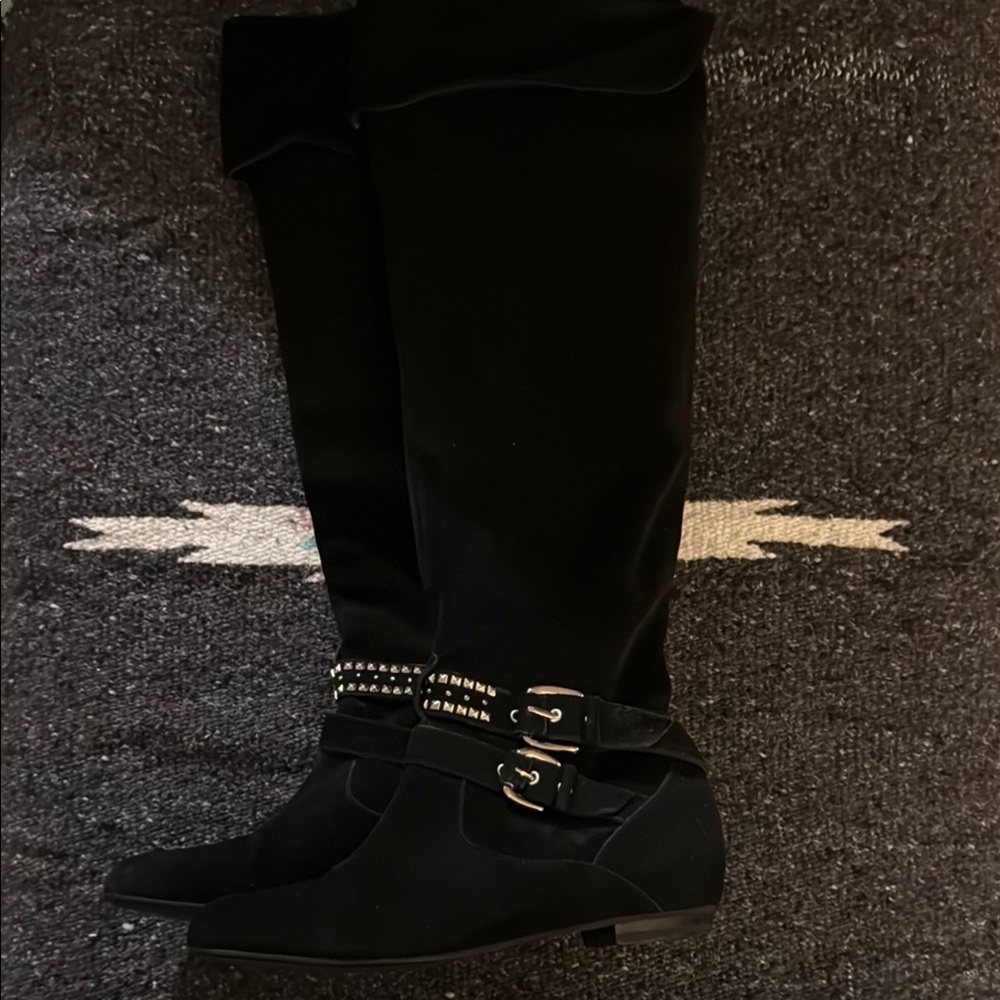 BCBGeneration Black Over the Knee Boots